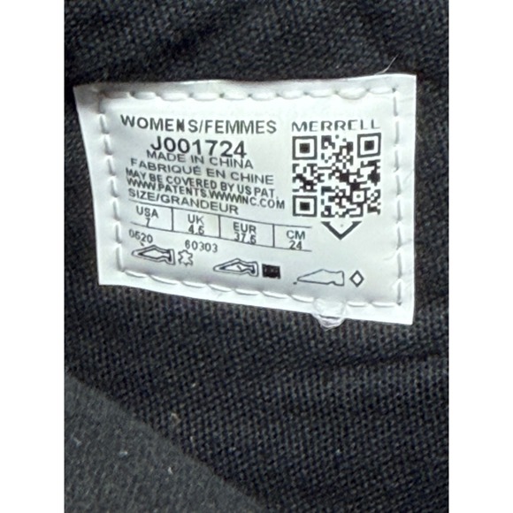 Merrell Womens J001724 Tan Leather Ankle Boots Side Zip Buckle Booties Size 7 - Picture 7 of 9